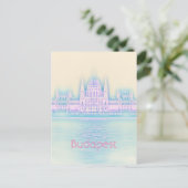 Budapest Parlament Gebäude Ungarn Postkarte (Stehend Vorderseite)