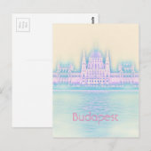 Budapest Parlament Gebäude Ungarn Postkarte (Vorne/Hinten)