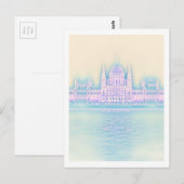 Budapest Parlament Gebäude Ungarn Postkarte (Vorne/Hinten)