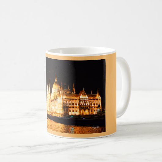 Budapest Parlament Kaffeetasse (VorderseiteRechts)