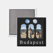 Budapest Parlament Magnet (Vorderseite/Rückseite)