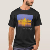 Budapest Parlament Panorama Ungarn Urlaub T-Shirt (Vorderseite)
