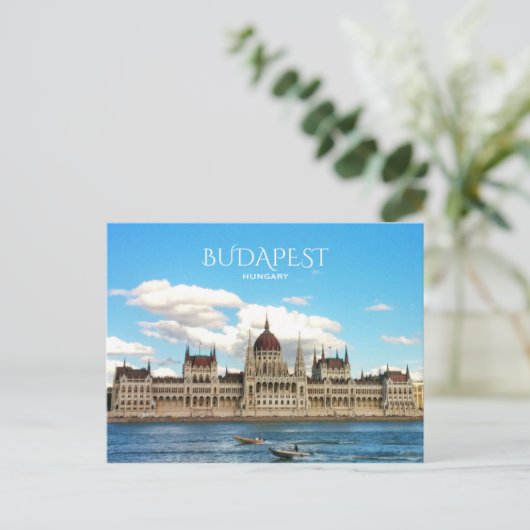 Budapest, Parlament Postkarte (Stehend Vorderseite)