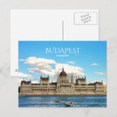 Budapest, Parlament Postkarte (Vorne/Hinten)