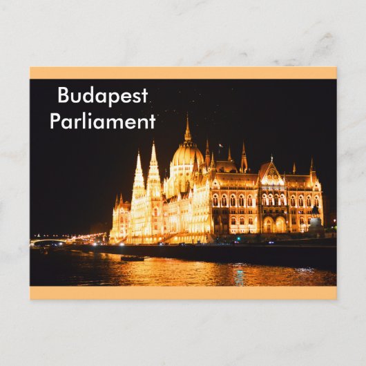 Budapest Parlament Postkarte (Vorderseite)