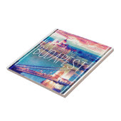 Budapest - Plakat Fliese (Seite)