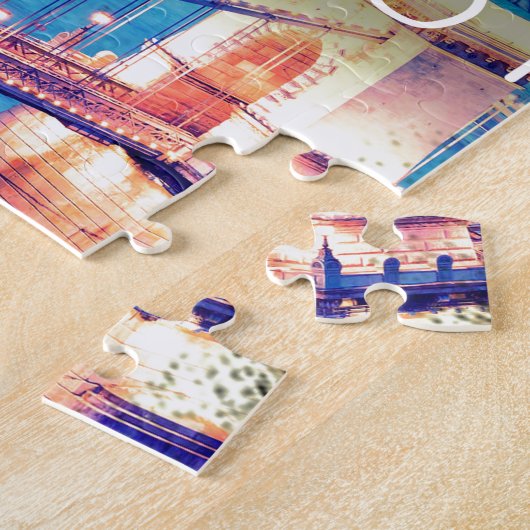 Budapest - Plakat Puzzle (Seite)