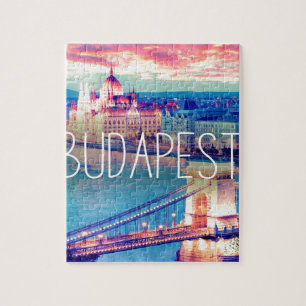 Budapest - Plakat Puzzle