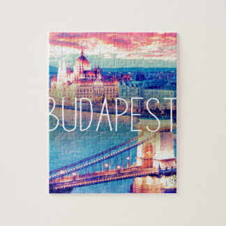 Budapest - Plakat Puzzle