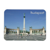 Budapest - Platz der Helden Magnet (Horizontal)