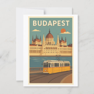 Budapest postcard postkarte