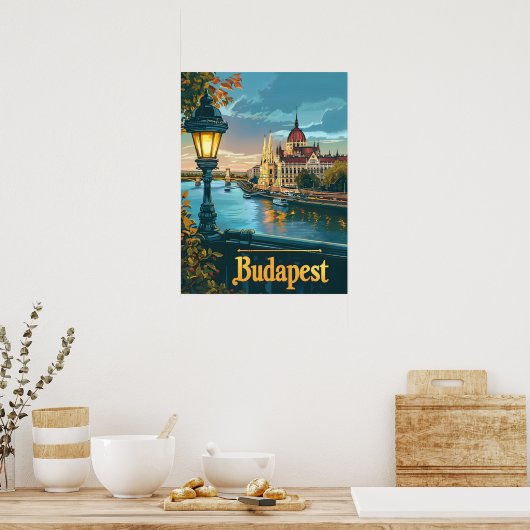 Budapest Poster (Küche)