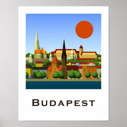 Budapest Poster (Vorne)