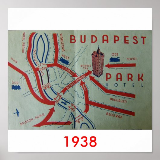 Budapest Poster (Vorne)
