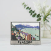 Budapest Postkarte (Stehend Vorderseite)
