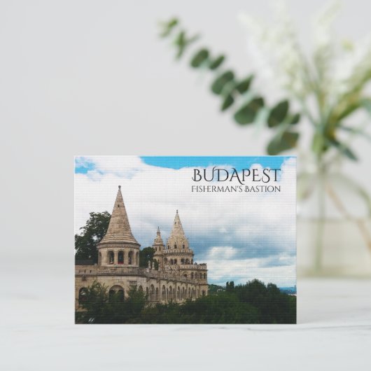 Budapest Postkarte (Stehend Vorderseite)