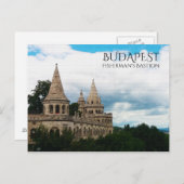 Budapest Postkarte (Vorne/Hinten)