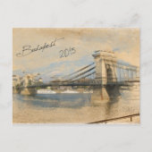 Budapest Postkarte (Vorderseite)