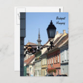 Budapest Postkarte (Vorne/Hinten)