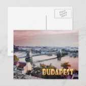 Budapest Postkarte (Vorne/Hinten)