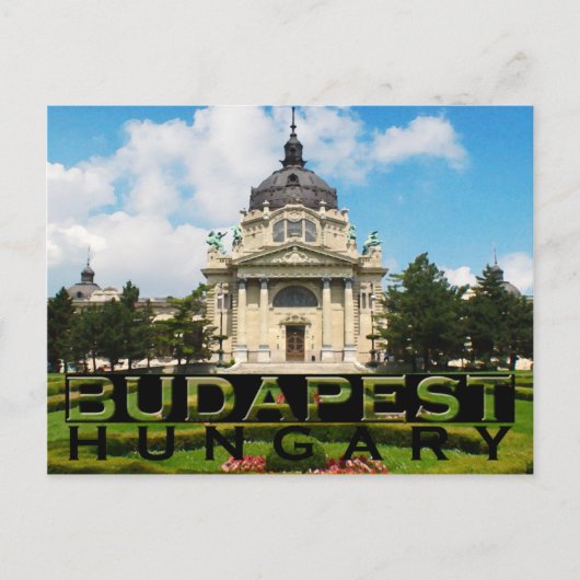 Budapest Postkarte (Vorderseite)