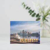 Budapest Postkarte (Stehend Vorderseite)