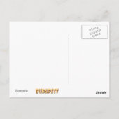 Budapest Postkarte (Rückseite)