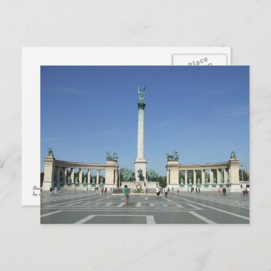 Budapest Postkarte (Vorne/Hinten)