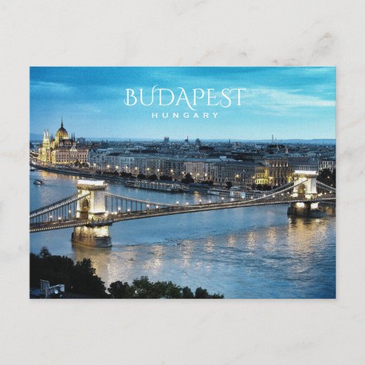 Budapest Postkarte (Vorderseite)