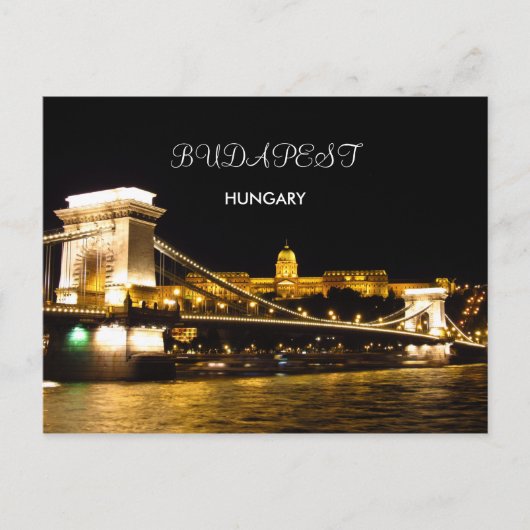 Budapest Postkarte (Vorderseite)