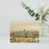 Budapest Postkarte (Stehend Vorderseite)