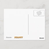 Budapest Postkarte (Rückseite)