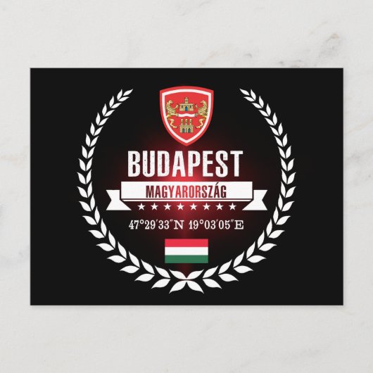 Budapest Postkarte (Vorderseite)