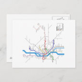 Budapest Postkarte (Vorne/Hinten)