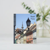 Budapest Postkarte (Stehend Vorderseite)