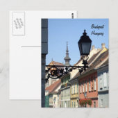Budapest Postkarte (Vorne/Hinten)