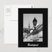 Budapest Postkarte (Vorne/Hinten)