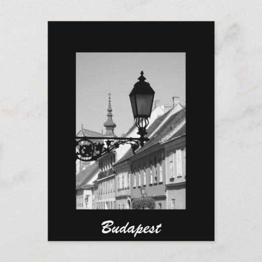 Budapest Postkarte (Vorderseite)