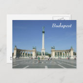 Budapest Postkarte (Vorne/Hinten)