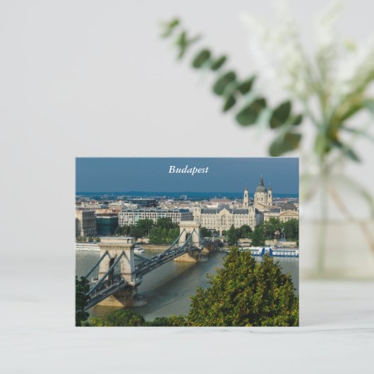 Budapest Postkarte (Stehend Vorderseite)