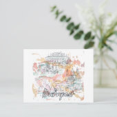 Budapest Postkarte (Stehend Vorderseite)