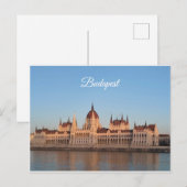 Budapest Postkarte (Vorne/Hinten)