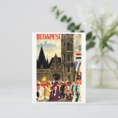 Budapest Postkarte (Stehend Vorderseite)