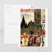 Budapest Postkarte (Vorne/Hinten)