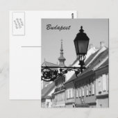 Budapest Postkarte (Vorne/Hinten)