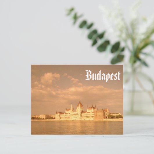 Budapest Postkarte (Stehend Vorderseite)
