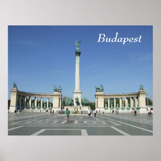 Budapest Postkarte Poster (Vorne)