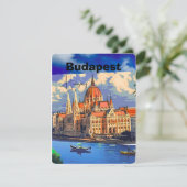 Budapest Reise Postkarten Kunst, Ungarn Reise Post (Stehend Vorderseite)