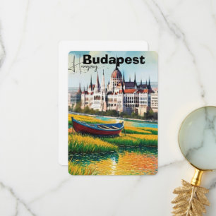 Budapest Reise Postkarten Kunst, Ungarn Reise Post