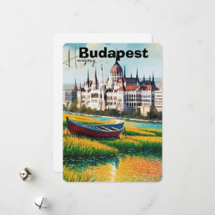 Budapest Reise Postkarten Kunst, Ungarn Reise Post